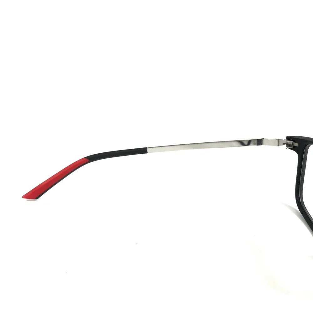 McLaren Eyeglasses Frames MLOP-98O11A C01 Matte Black Red Asian Fit 55-19-143